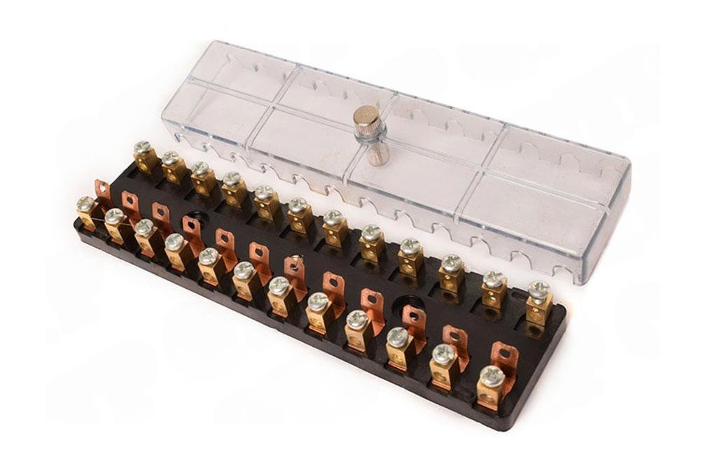 S�kringsbox 12-polig Transparent Lock