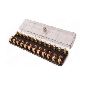 Sikringsboks 12-polet Transparent D�ksel