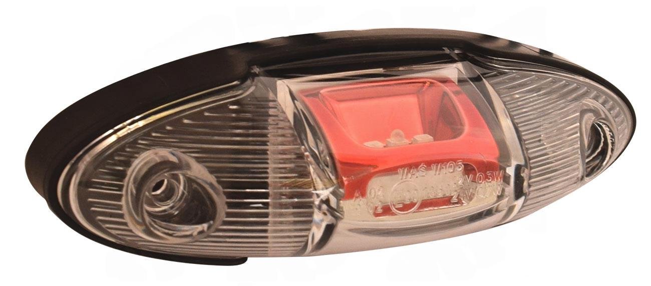 Mark�rlampa LED R�d/Vit