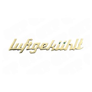 Emblem Luftgekiihlt