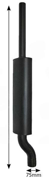 Avgas 595 698 Svart