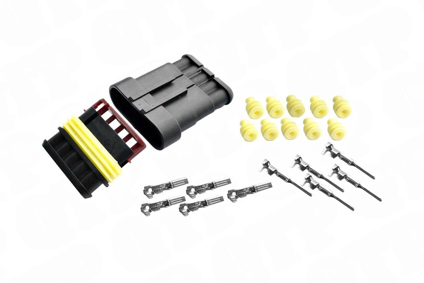 Connector Super Seal 5-vejs s�t