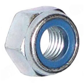 Nyloc-m�trik 3/8' UNF Zink & Gul
