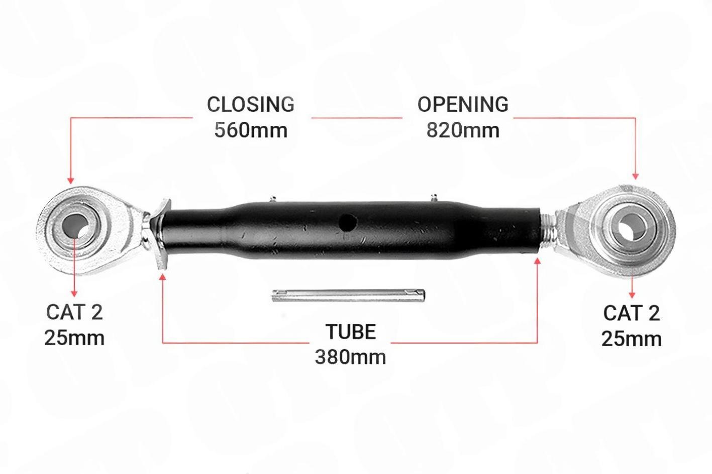 Heavy Duty Top Link | BB22380 | S16838 S.16073 S16073 VPK1300 3785