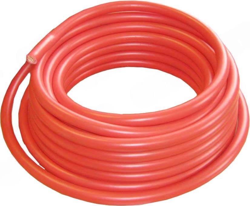 Batterikabel 10 m 50 mm R�d - RULLE