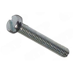 Skrue M3 x 25 Ostehoved Fin Zink & Gul