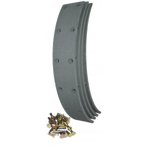 Bremsebelgning med nitter