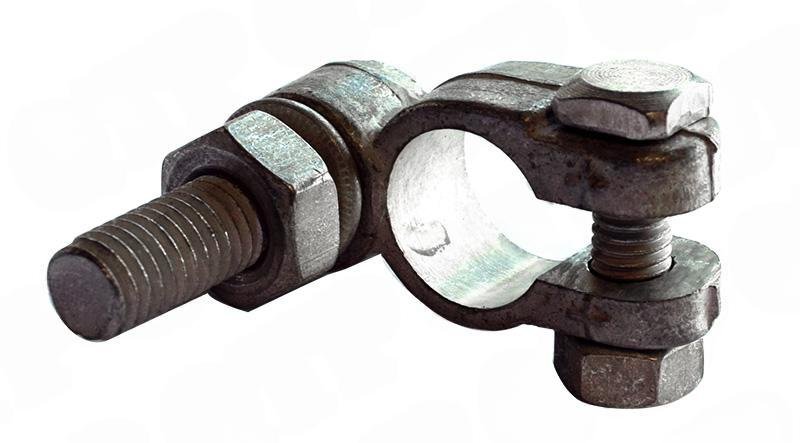 Batteripolbolt og m�trik 30x10mm positiv