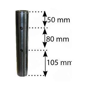 Forakselbolt 135 Ny Type - Hul