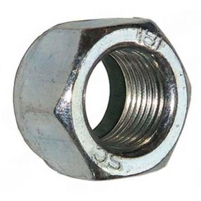 Nyloc-m�trik M18 Fin Zinkbelagt