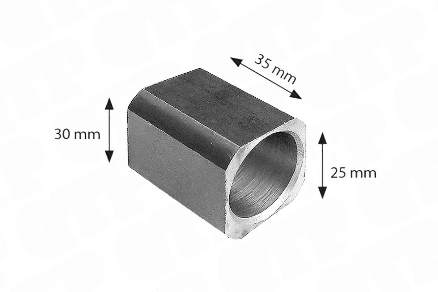 Mellemringsm�trik - L�ftestang 30mm (uden gevind) | P43206 | DRP43206