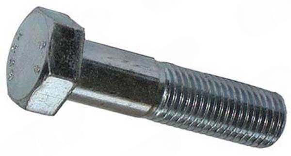Bolt M20 x 80 Metric Grov Zink & Gul