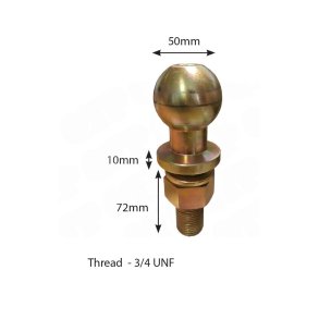 Kugletr�kbolt Kort 50mm 25 x 70mm 500KG