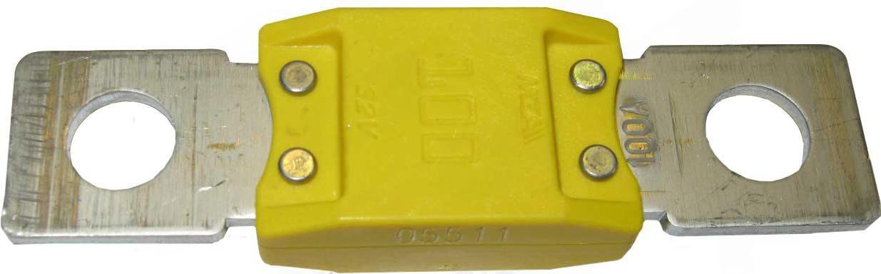 Mega-s�kring 100 Amp Gul