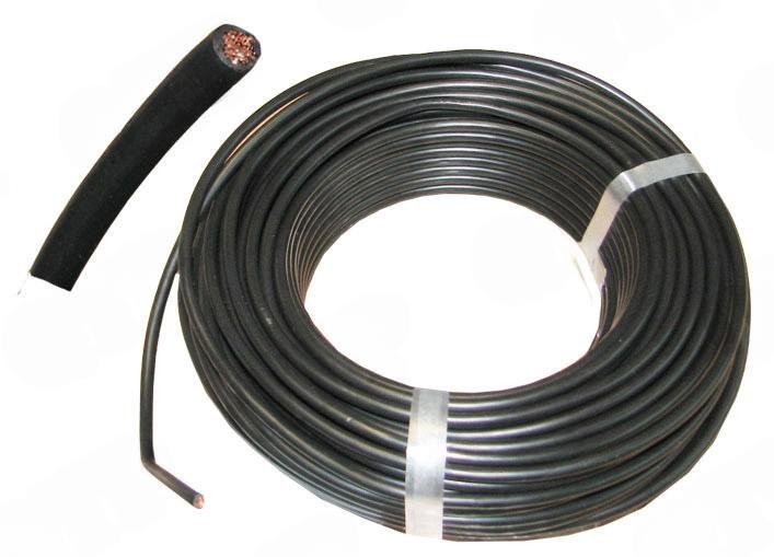 K�rnkabel Enkel 4,5mm (30m Rulle) Svart