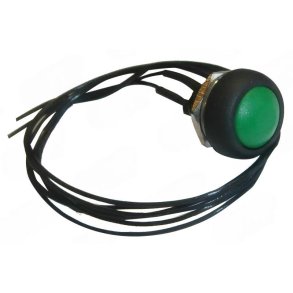 Joystickkontakt Tryk GR�N 13.2mm