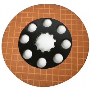 Bremseskive med belgning