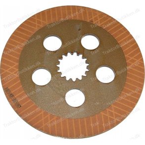 Bremseskive med belgning