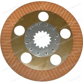 Bremseskive med belgning