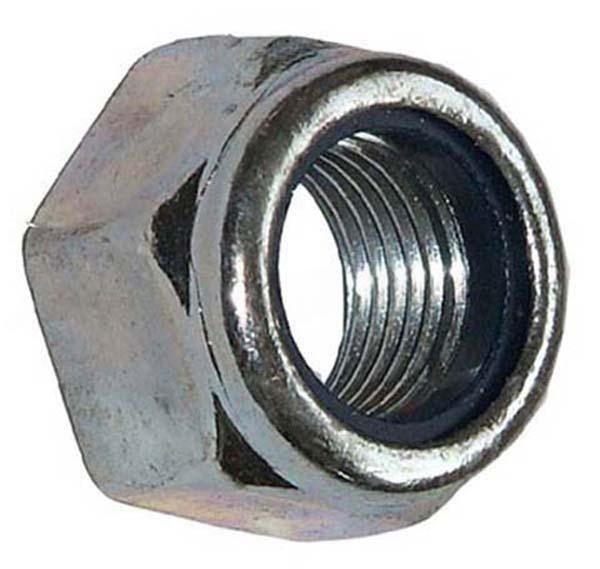 Mutter M16 Nyloc Grov Zink & Gul