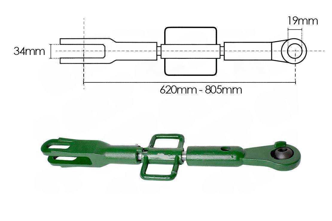 Nivelleringsh�ndtag John Deere