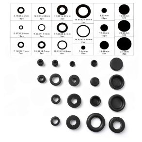 Gummigennemf�ring S�t 125 stk
