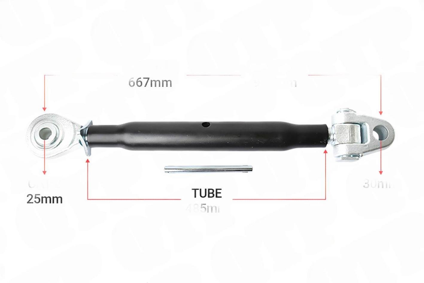 Topstang Cat 30mm / 2 Ledkugler 485mm Heavy Duty