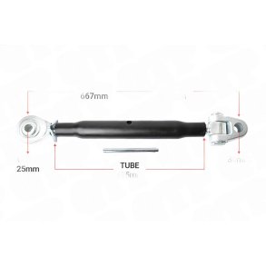 Topstang Cat 30mm / 2 Ledkugler 485mm Heavy Duty