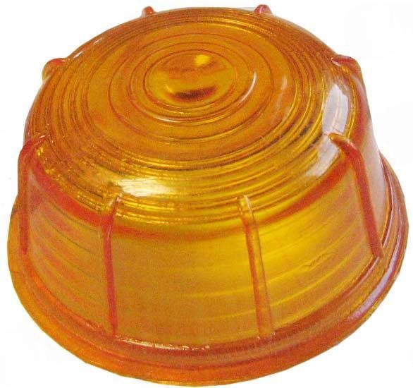 Sideblinklysglas Amber