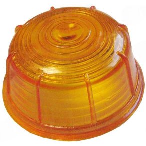 Sideblinklysglas Amber