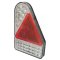 Lampkombination Triangel Slimline Krom LED