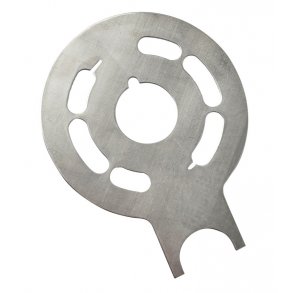 Plade til hydraulikventil