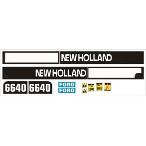 Mrkat Ford New Holland 6640 fra 1997