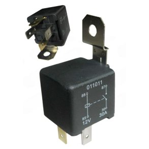 Rel� 12v Normalt �ben 30A - 2 x 4 Ben