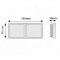 Lampa Dubbelmodul 10/30V 40cm Kabel