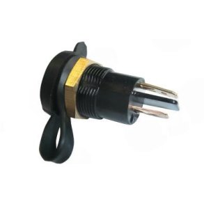 Stik Enkeltpol 12 Volt 15 Amp