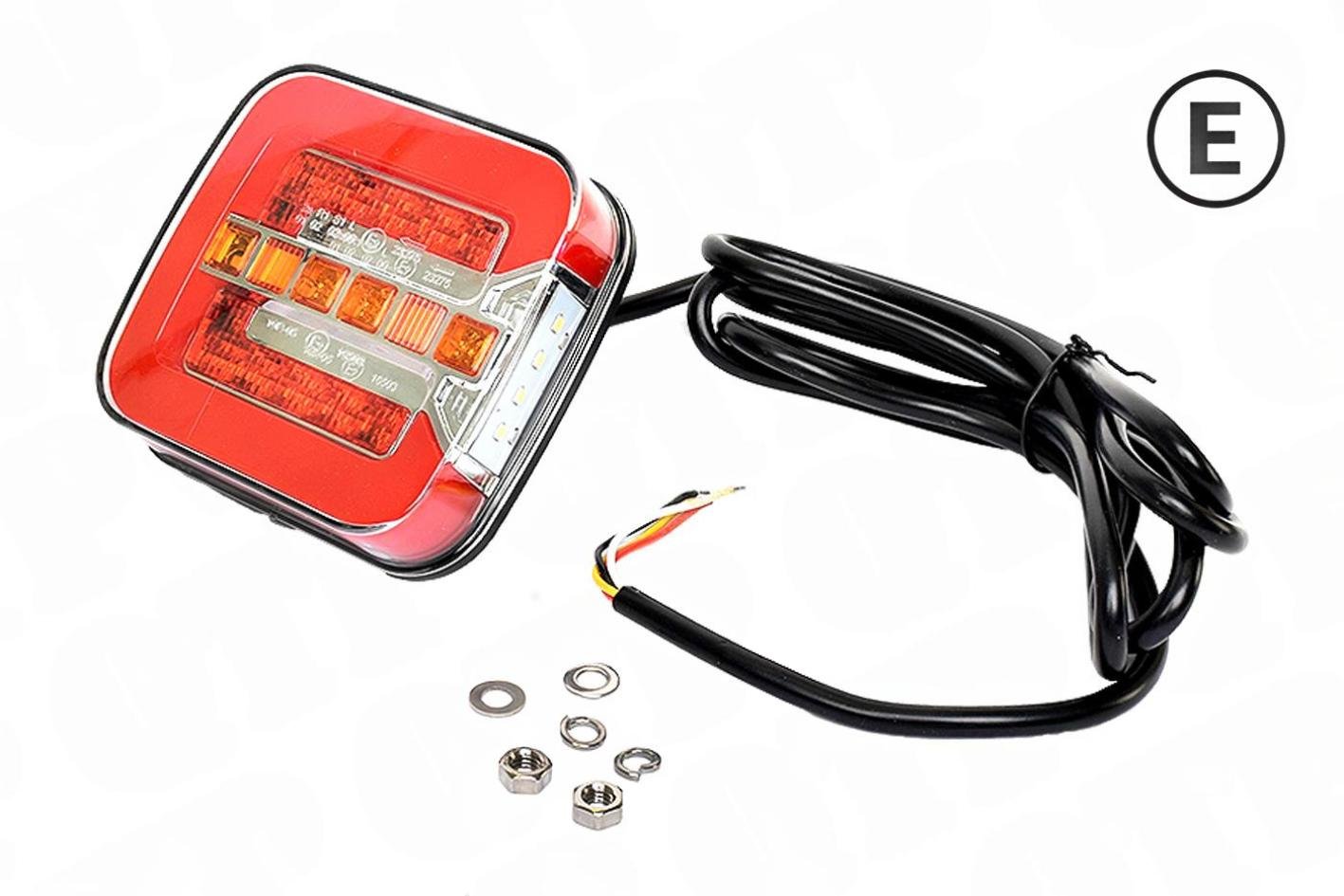 Multifunktion Bageste Kombinationslygte Baglygte, Blinklys, Stoplys med nummerpladelygte M�l: