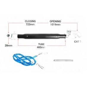 Topled Knogle 28mm / 2 Krog 485mm Heavy Duty | KH282485 | S13996