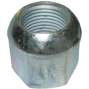 Hjulmutter av krom 18 mm