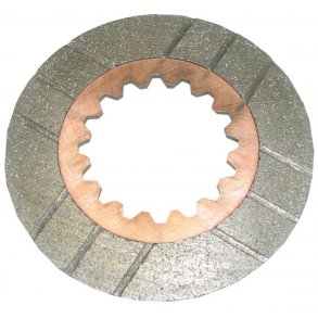 Bremseskive med belgning