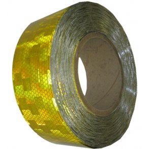 Refleksbnd, tape,  gul