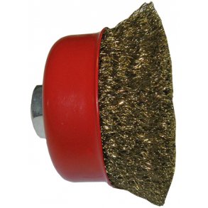 Stlbrste, rund til boremaskine 75 mmxM15