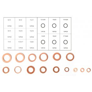 Kobberskive sortiment