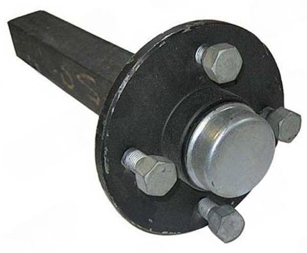 Stubaksel U-bremset 38mm 100PCD