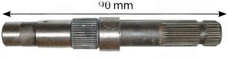 PTO-aksel 3000 6100 - 1000rpm
