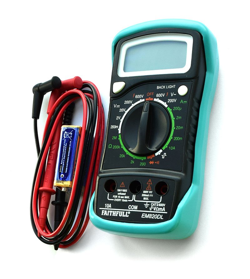 LCD-skärm tillmultimeter