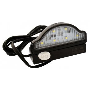 Belysning för registreringsskylt