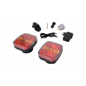 Magnetisk trdlös lykta för släpvagn