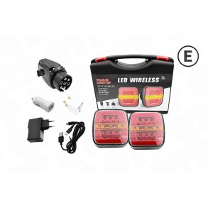 Tr�dl�st Trailerbelysningss�t Magnetisk |55355 |