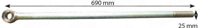 L�ftestang John Deere 7600 7700 7800